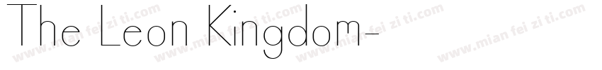 The Leon Kingdom字体转换
